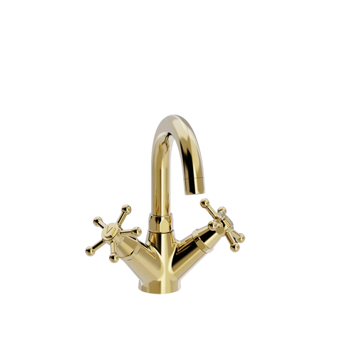 Christiansborg 1-Hole Washbasin Faucet, Swivel Spout